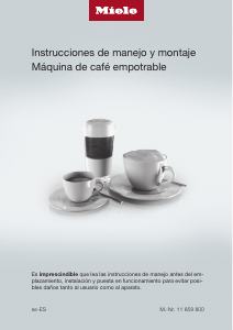 Manual de uso Miele CVA 7440 Máquina de café