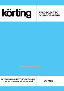 Handleiding Körting KSI8185 Koelkast