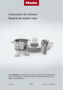 Manual Miele G 7100 SC Maşină de spălat vase