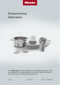 Bruksanvisning Miele G 7160 SCVi AutoDos Diskmaskin