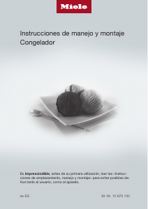 Manual de uso Miele FNS 28463 E ed/cs Congelador