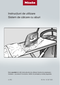 Manual Miele B4847 FashionMaster Sistem de călcat
