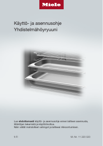 Käyttöohje Miele DGC 7460 Uuni