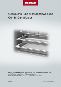 Bedienungsanleitung Miele DGC 7840 Backofen