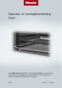 Handleiding Miele H 2755 B Oven