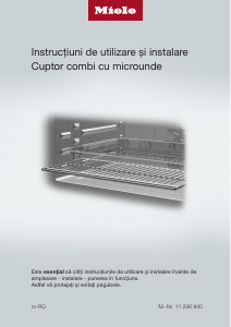 Manual Miele H 7440 BM Cuptor