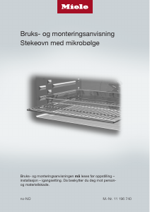 Bruksanvisning Miele H 7840 BM Ovn