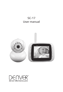 Manual Denver SC-17 Baby Monitor