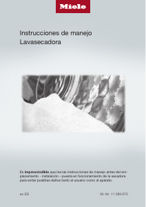 Manual de uso Miele WTD 160 WCS 8/5 kg Lavasecadora
