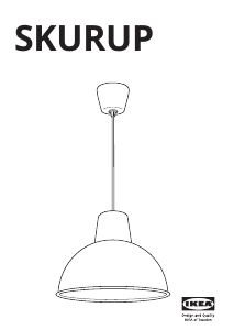 Bruksanvisning IKEA SKURUP (celing) Lampe