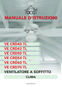 Manual DCG VE CRD50 TL Ceiling Fan