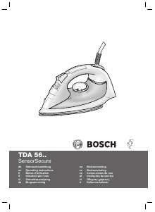 Manual Bosch TDA5680 Iron