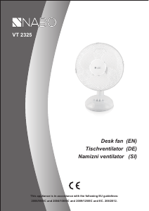 Manual NABO VT 2325 Fan