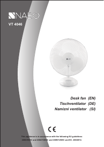 Priročnik NABO VT 4046 Ventilator