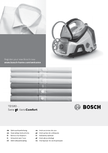 Kullanım kılavuzu Bosch TDS8030 Ütü