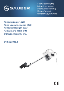 Mode d’emploi Sauber UVE-123109.3 Aspirateur