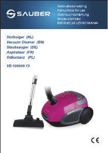 Mode d’emploi Sauber VE-109959.13 Aspirateur