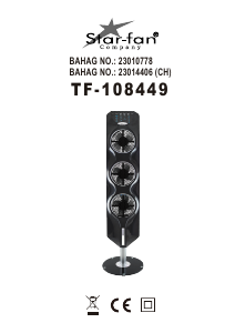 Használati útmutató Star-fan TF-108449 Ventilátor