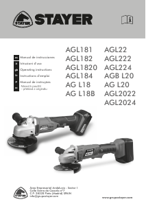 Mode d’emploi Stayer AG L20 Meuleuse angulaire