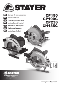 Manuale Stayer CH 185 C Sega circolare