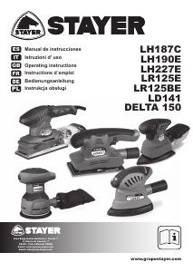 Manual Stayer LD 141 Delta Sander