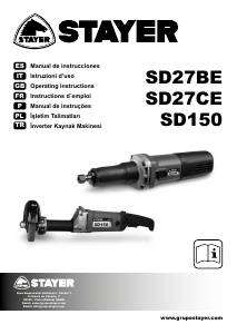 Manual de uso Stayer SD 27 CE Amoladora recta