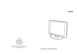 Vadovas Philips 190TW8FB Skystakristalis monitorius