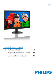 Kullanım kılavuzu Philips 193V5LSB2 LCD ekran