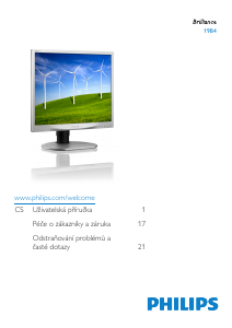 Manuál Philips 19B4LCB5 LCD monitor