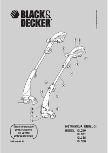 Instrukcja Black and Decker GL350 Podkaszarka do trawy