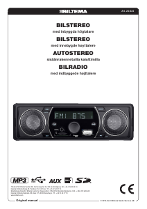 Käyttöohje Biltema 24-624 Autoradio