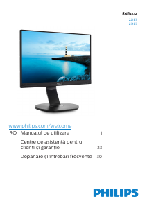 Manual Philips 231B7QPJEB Monitor LCD