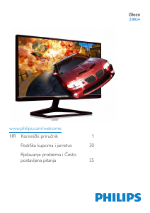 Priručnik Philips 238G4DHSD LCD zaslon