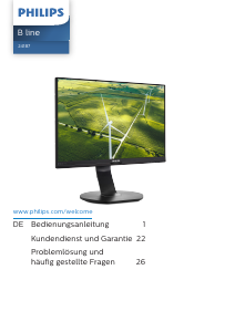 Bedienungsanleitung Philips 241B7QGJEB LCD monitor
