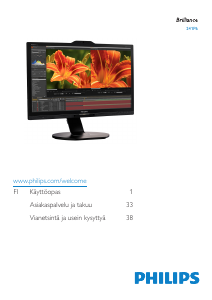 Käyttöohje Philips 241P6VPJKEB Nestekidenäyttö