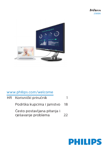 Priručnik Philips 258B6QUEB LCD zaslon
