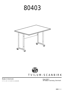 Посібник Tvilum 80403 Письмовий стіл