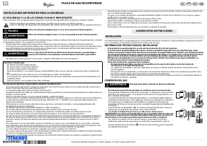 Manual de uso Tegran TGV 312 Placa