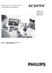 Manual Philips 19PFL4322 LCD Television