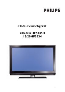 Bedienungsanleitung Philips 20HF5234 LCD fernseher