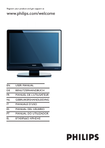 Bedienungsanleitung Philips 20PFL3403D LCD fernseher