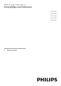 Manuale Philips 26PFL3606H LCD televisore
