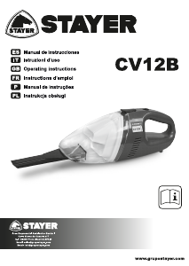 Manuale Stayer CV 12 B Aspirapolvere a mano