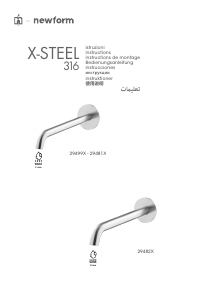 Manual de uso Newform 29499X X-Steel 316 Grifería