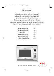 Bruksanvisning AEG-Electrolux MCC4060E-A Mikrovågsugn