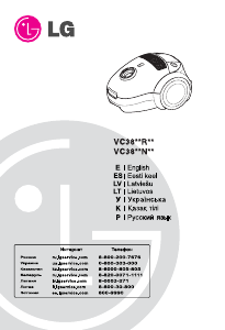 Manual LG VC38143N Vacuum Cleaner