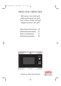 Handleiding AEG-Electrolux MCD1751E-D Magnetron