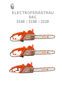 Manual DAC 322E Ferăstrăul cu lanţ