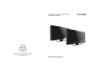Vadovas Philips 32PFL3403D Skystakristalis televizorius