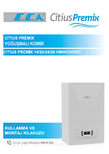 Kullanım kılavuzu ECA Citius Premix 14 HST Kombi